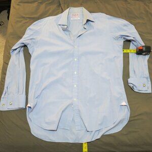 Thomas Pink Mens Dress Shirt 16.5, 36,  French Cuffs